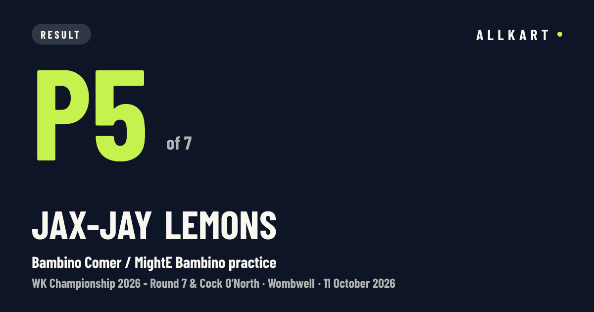 Jax-jay Lemons: P5 of 7 in Bambino Comer / MightE Bambino practice at Wombwell