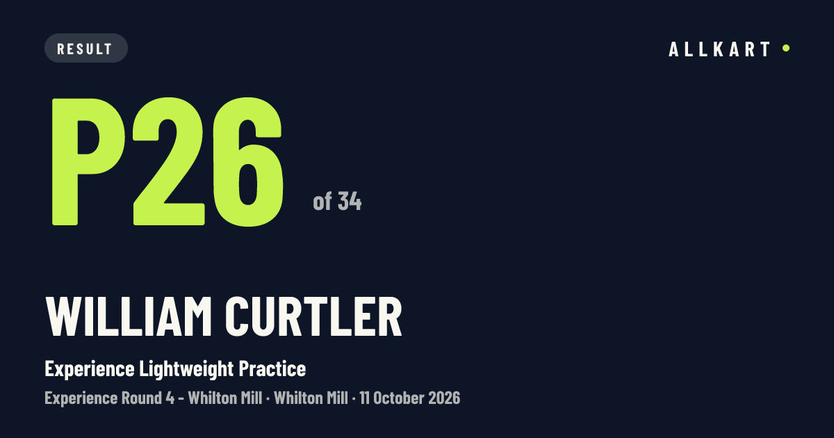 William Curtler: P26 of 34 in Experience Lightweight Practice at Whilton Mill